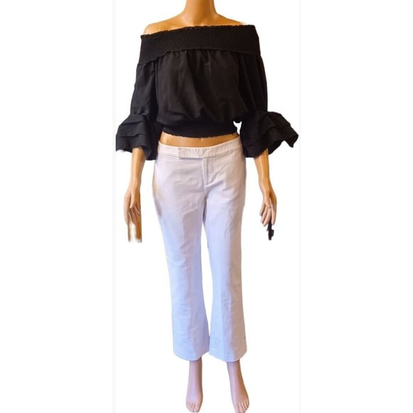 Iky & Me Black Size Small Off the Shoulder Women's Top - Picture 1 of 11